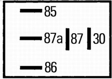 Relais HELLA 4RD 965 453-041 BMW 1 (E87) 2 2004-2007