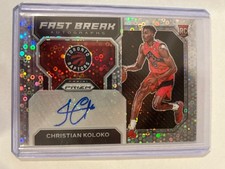2022-23 Panini Prizm - Fast Break Rookie Autographs Christian Koloko #FBR-CKR RC