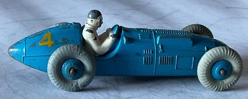 VINTAGE DINKY TOYS 23K. TALBOT LAGO RACING CAR .WEAR TO PAINT .