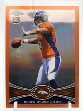 Brock Osweiler 2012 Topps Chrome Orange Refractors #210 RC Color Match