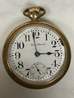 Antique Illinois Watch Co. Pocket Watch 17 Jewels Dueber 20-Year GF Starts/Stops