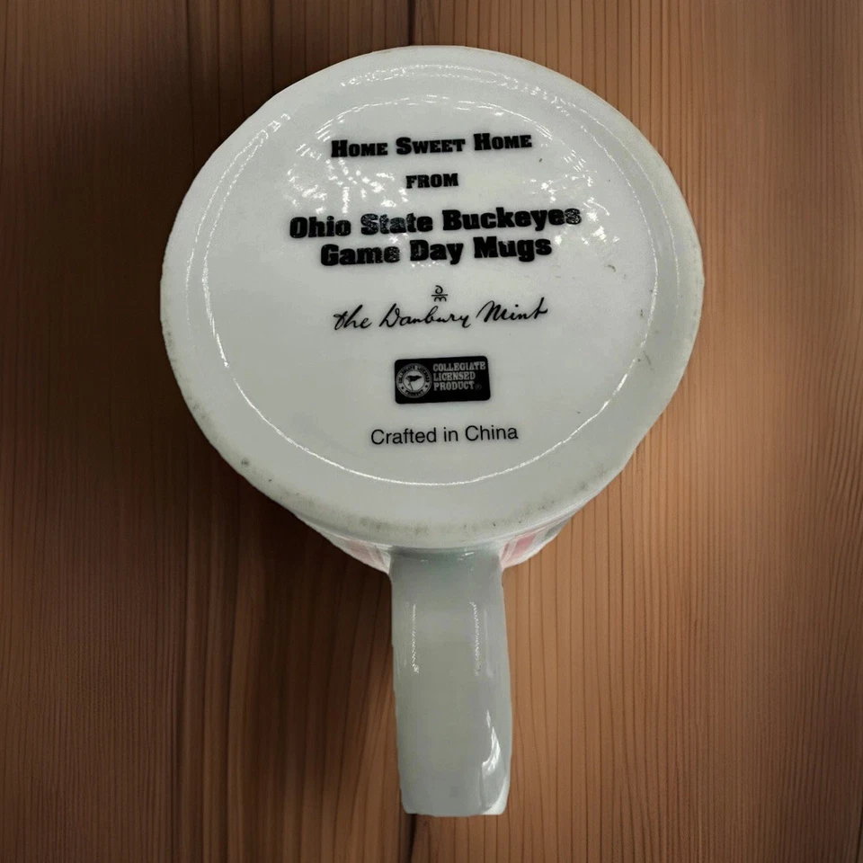 Ohio State Buckeyes Danbury Mint Game Day Mugs Set of 3 – Mid 2000s NCAA - Image 4 of 4