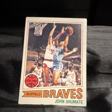 Topps 1977-78 John Shumate #104 Buffalo Braves NBA Basketball Card Base Set