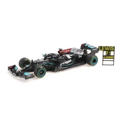 1:18 MINICHAMPS Mercedes Amg W12 Hamilton Winner Russia Sotchi Gp 2021 110211544 - Immagine 2 di 2