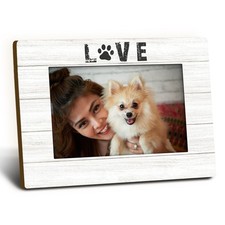 Dog Picture Frame 4x6, Cat Wooden Picture Frame, DogFrame, Pet Pictures Frame...