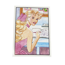 VINTAGE 1989 MATTEL FIGURINE PANINI BARBIE ALBUM STICKER NOS NEW OLD STOCK  14