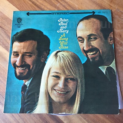 R40 PETER PAUL AND MARY A song will rise Red Wax no insert Japan LP BP-7271