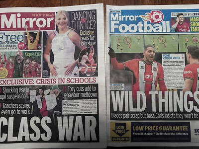 Daily Mirror 26. Februar 2024 26.2.24 Liverpool Carabao Cup & Stan Bowles