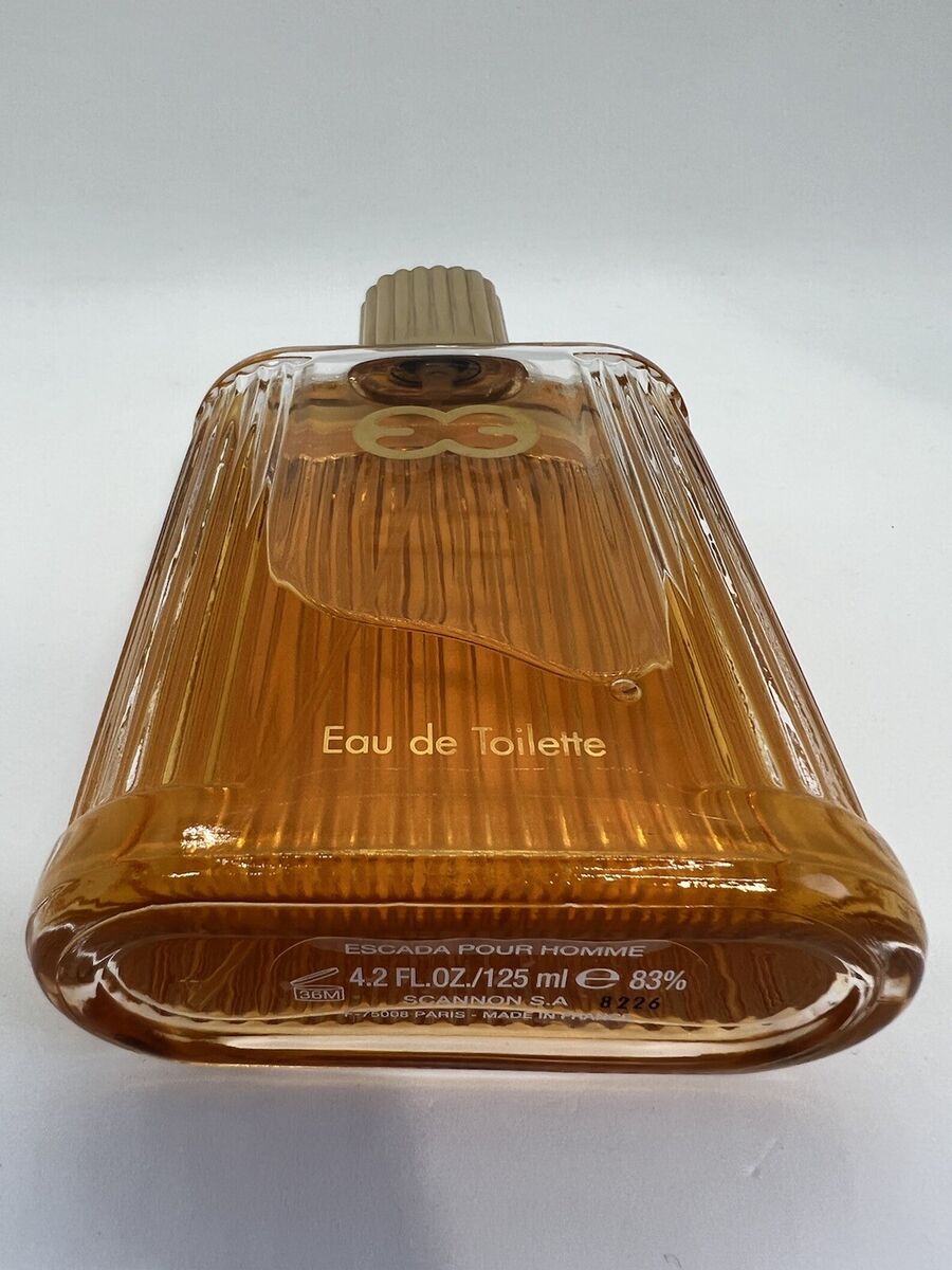 ESCADA POUR HOMME EDT 4.2 OZ/125ML RARE, DISCONTINUED NO BOX ESCADA POUR HOMME EDT 4.2 OZ/125ML RARE, DISCONTINUED NO BOX