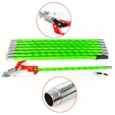Techtongda New 26 Foot Length Tree Pole Pruner Tree Saw Garden Tools Loppers