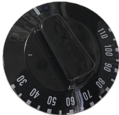 EGO UNIVERSAL HOT CUPBOARD THERMOSTAT CONTROL KNOB DIAL 6MM SHAFT 30-110C MARKING