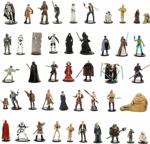 Disney Parks Star Wars Figurines Darth Maul Palpatine Jango Fett Jawa BB-8