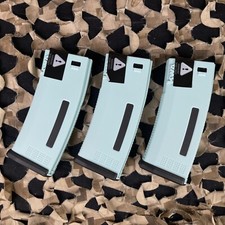 NEW KWA MS120 AEG Mid-Cap 120 Round Magazine - 3-Pack - Ice