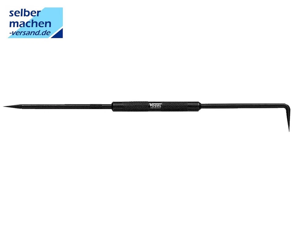 VOGEL GERMANY Anreißnadel VOGEL, 250 mm, Ø 4 mm, gerade und gebogene auswechselbare Spitze (33