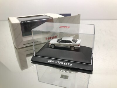HERPA 100274 BMW ALPINA B6 2.8 -WHITE 1:87 H0- GOOD IN BOX - 320