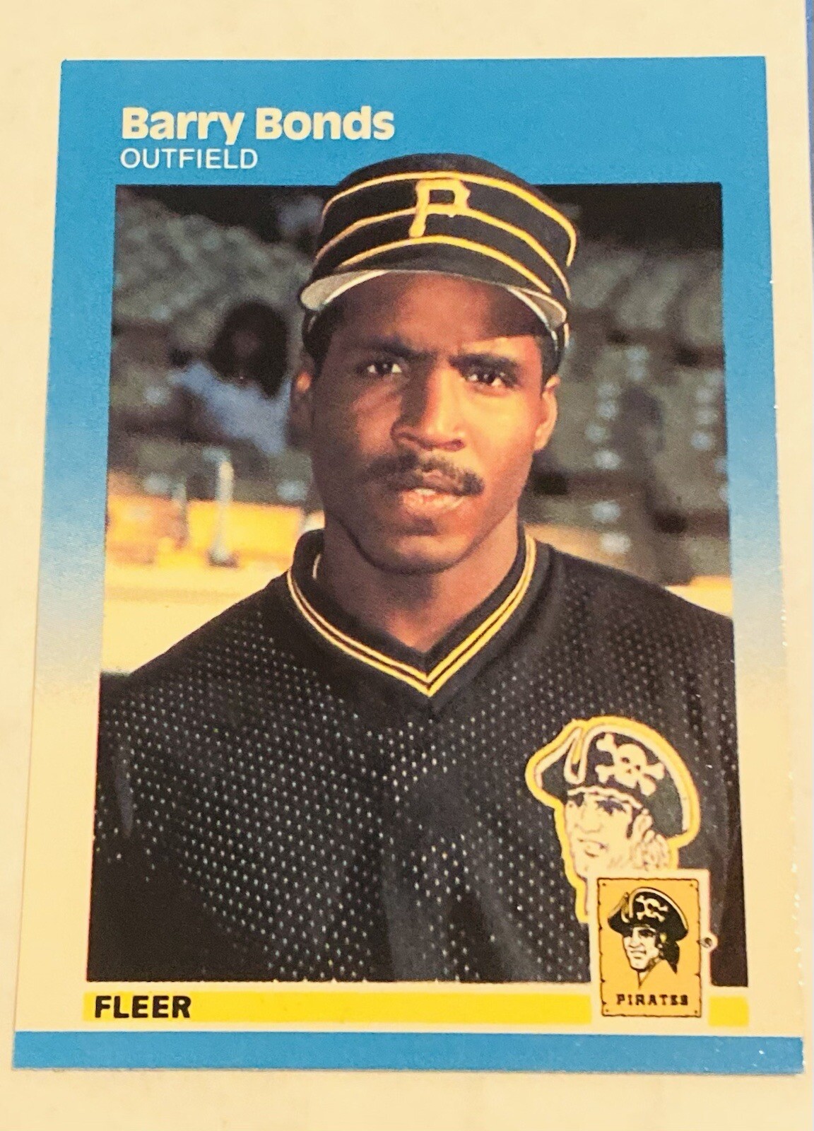 1987 FLEER BASEBALL GLOSSY #604 BARRY BONDS (RC) PITTSBURGH PIRATES NRMT+