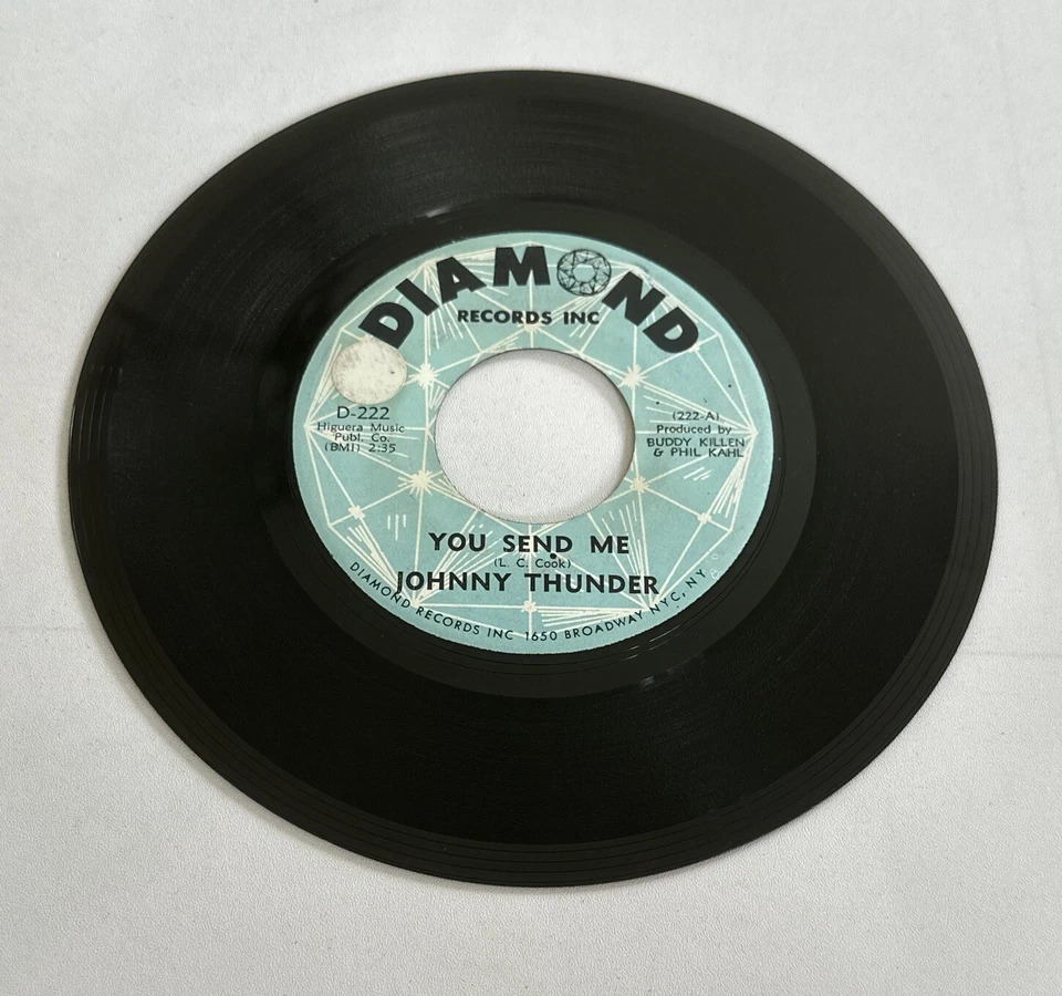 Johnny Thunder - You Send Me 7” Vinyl Record Soul Funk VG+ Condition - Image 2 of 4