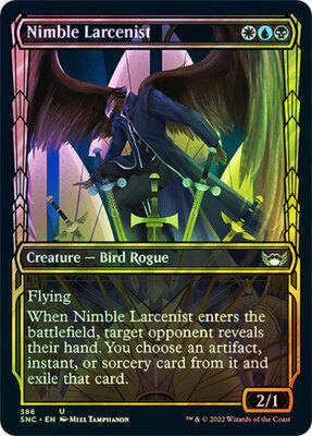 Nimble Larcenist - Gilded Foil x1 - Streets of New Capenna - NM-Mint, English - 