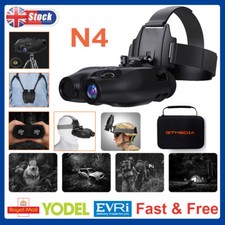 Night Vision Goggles Helmet & Head Mounted Binoculars Digital Infrared Hunting