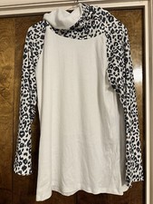 Women s Leopard Print Sweatshirt Size Large