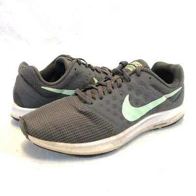 Nike Downshifter Running Shoes Gray Mint Sneakers 852466-003