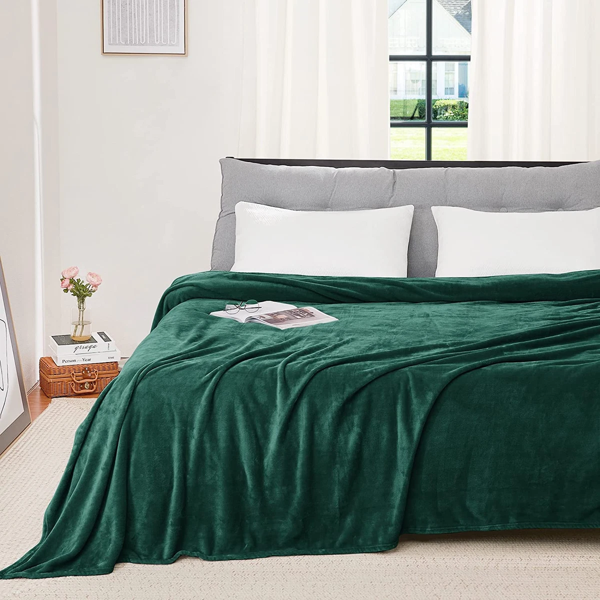 King Size Bed Blanket, Big Fleece Blankets Anti-Static Fuzzy Velvet Blanket  Larg | eBay