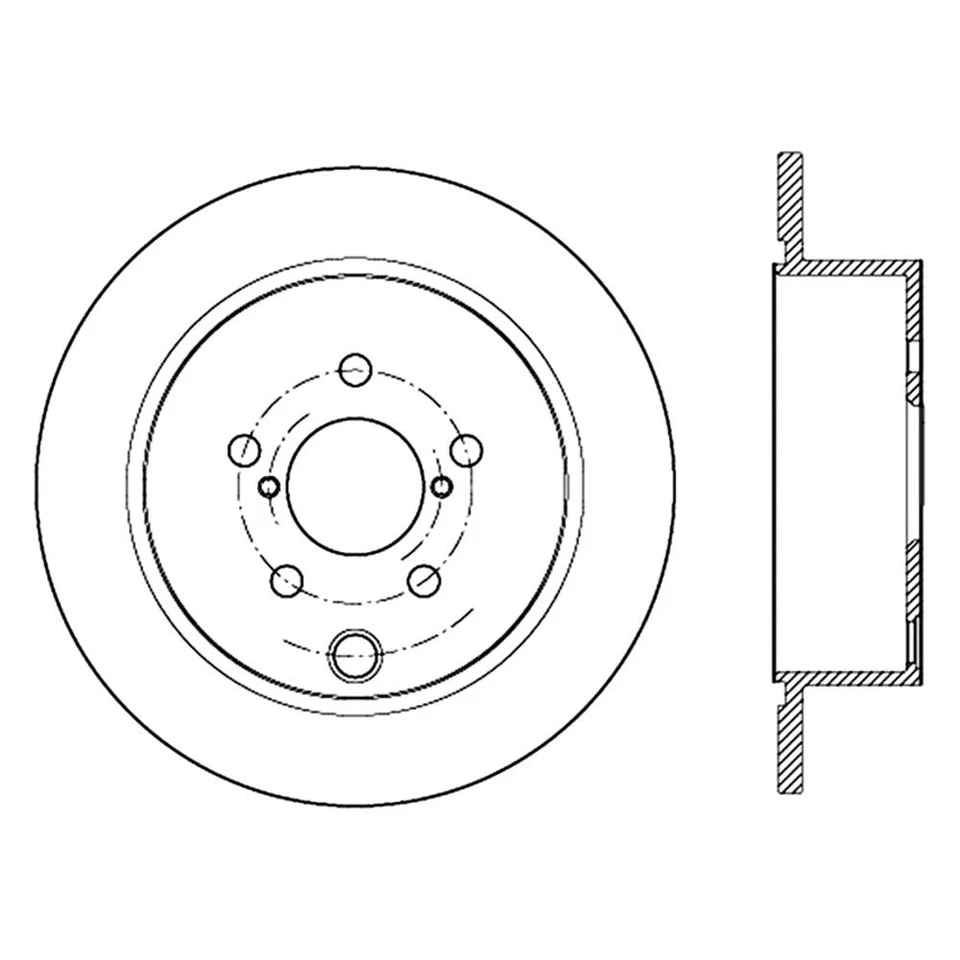 Rotor de freno trasero ranurado deportivo StopTech 126.47033SL para Subaru Impreza 2012-2019 Foto 4 de 4