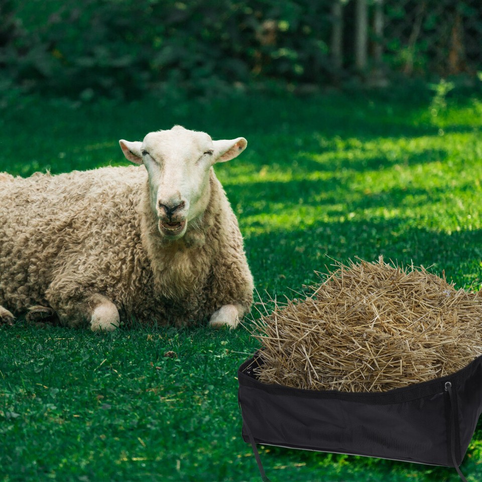 Horse Hay Storage Pouch Slow Feeding Bags Hay Net Feeder Goat Hay Bags