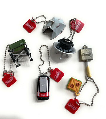 Miniature toy keychain figure - Coleman Camping goods mascot 2