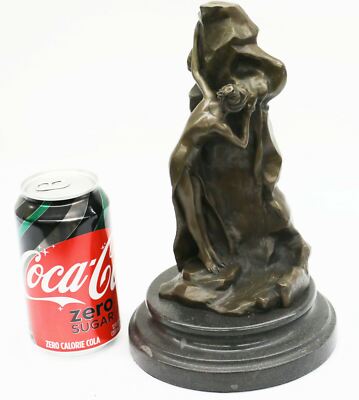 Art Deco/Nouveau Sexy Goddess Real Bronze Sculpture Home Decoration Decor Figure