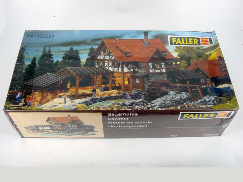 FALLER 130229 HO H0 KIT SAWMILL , MOULIN DE SCIERIE , NEW