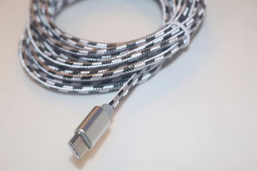 Silver 10 FT Extra long Type C USB Cable Charging cord For Samsung Galaxy S21 5G