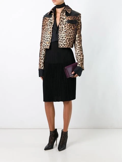 Givenchy — NEW Givenchy Pleated Skirt In Black Matte-satin- size M $1.345 #SK49