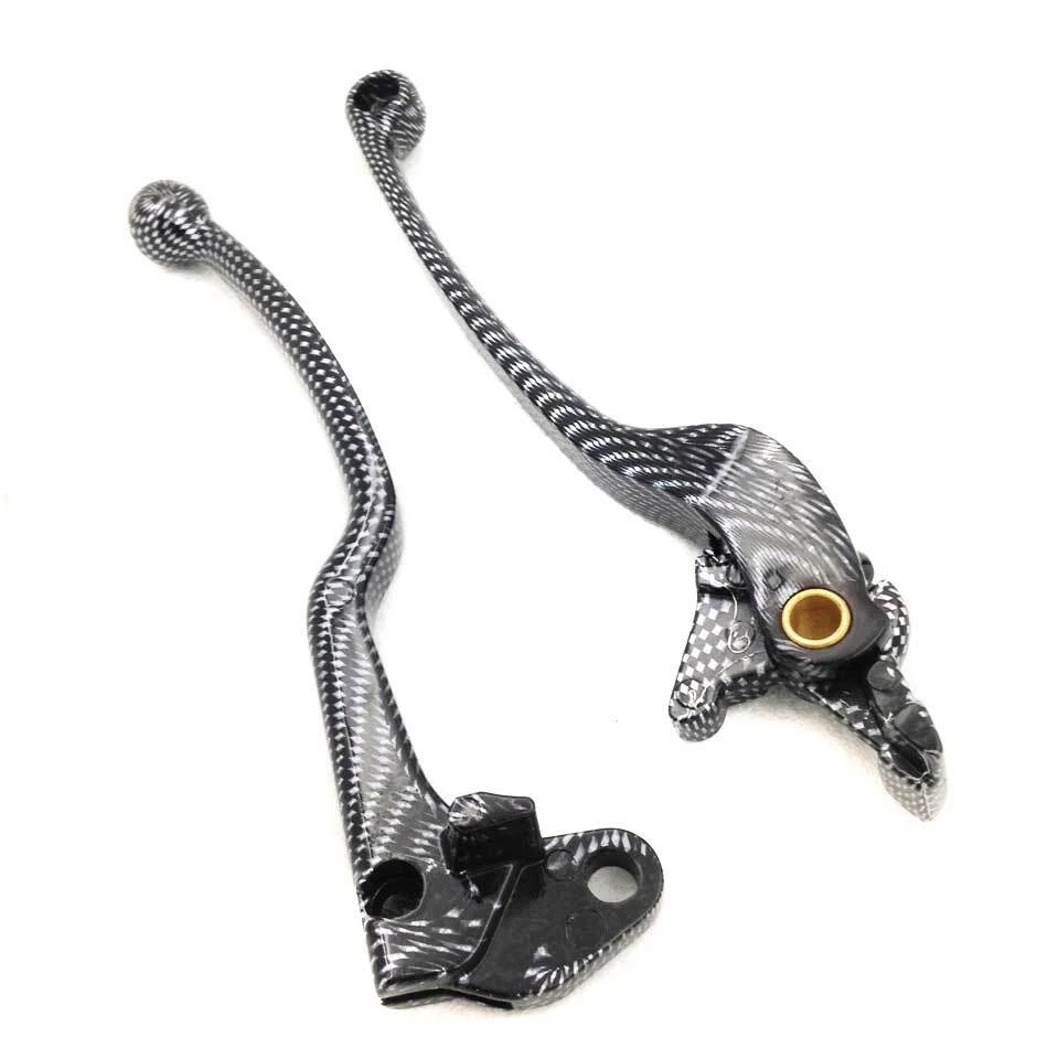 Motorcycle Carbon Handle Brake Clutch Lever For 1997-2001 2000 Suzuki TL1000S - Image 4 of 4