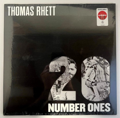 20 Number Ones by Thomas Rhett Vinyl (Record, 2023) Exclusive Glass Clear Sealed