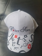 PokerStars Herren Baseball Cap wei&szlig; - One Size