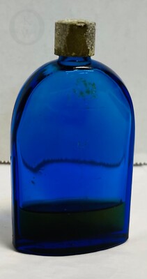 1940's*Vintage*Evening in Paris Bourjois*Cobalt Blue Perfume Bottle*24265B S78