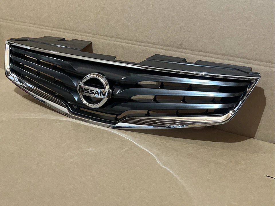 NEW for 2010-2012 NISSAN SENTRA Base S SL Front Bumper Grille Assembly & EMBLEM - Image 3 of 4