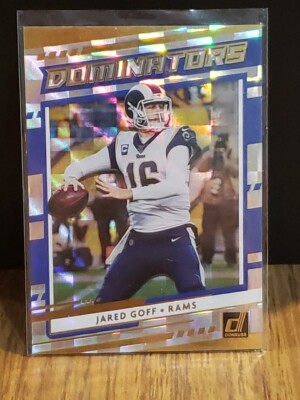 2020 Panini  Donruss Jared Goff Dominators#D-JG Rams 