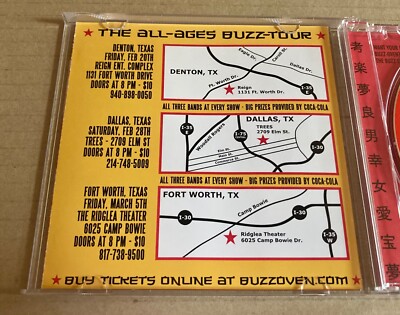 Rare CD Buzz-Oven Volume Ten 7 Tracks 2004 Jibe Space Cadet Rare CD Buzz-Oven Volume Ten 7 Tracks 2004 Jibe Space Cadet