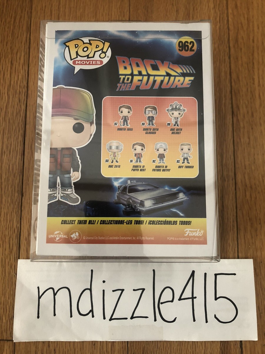 Funko pop back to the future - marty in future outfit 962 - Collection