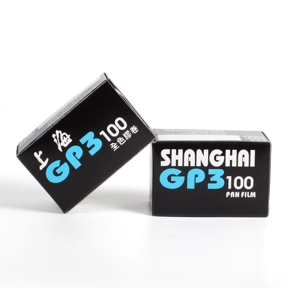Película 2/3/5/10 rollos Shanghai negro blanco GP3 135 35 mm 36EXP ISO100 BW B/W 01/2026 Foto 3 de 4