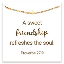 Friend Gifts for Women, Friend Bracelet, Cross Bracelets for Bestie, Friend B...