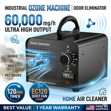 Ozone Generator 60000mg/h Industrial Ozone Machine Odor Remover Timer for Home