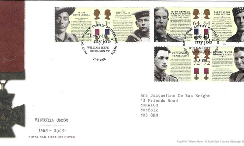 GB Comm/FDC - Victoria Cross - Edinburgh -  2006 (RM990)