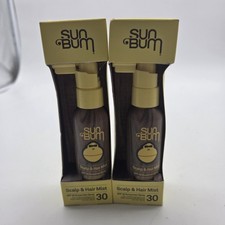 Sun Bum SPF 30 Scalp Hair Mist 2oz Sunscreen Spray 2 Pack Treatment Exp 10/2024