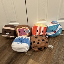 Inseparables Magnetic 7  Plush - Coffee  Toast, Popcorn  Soda, Cookie  Milk