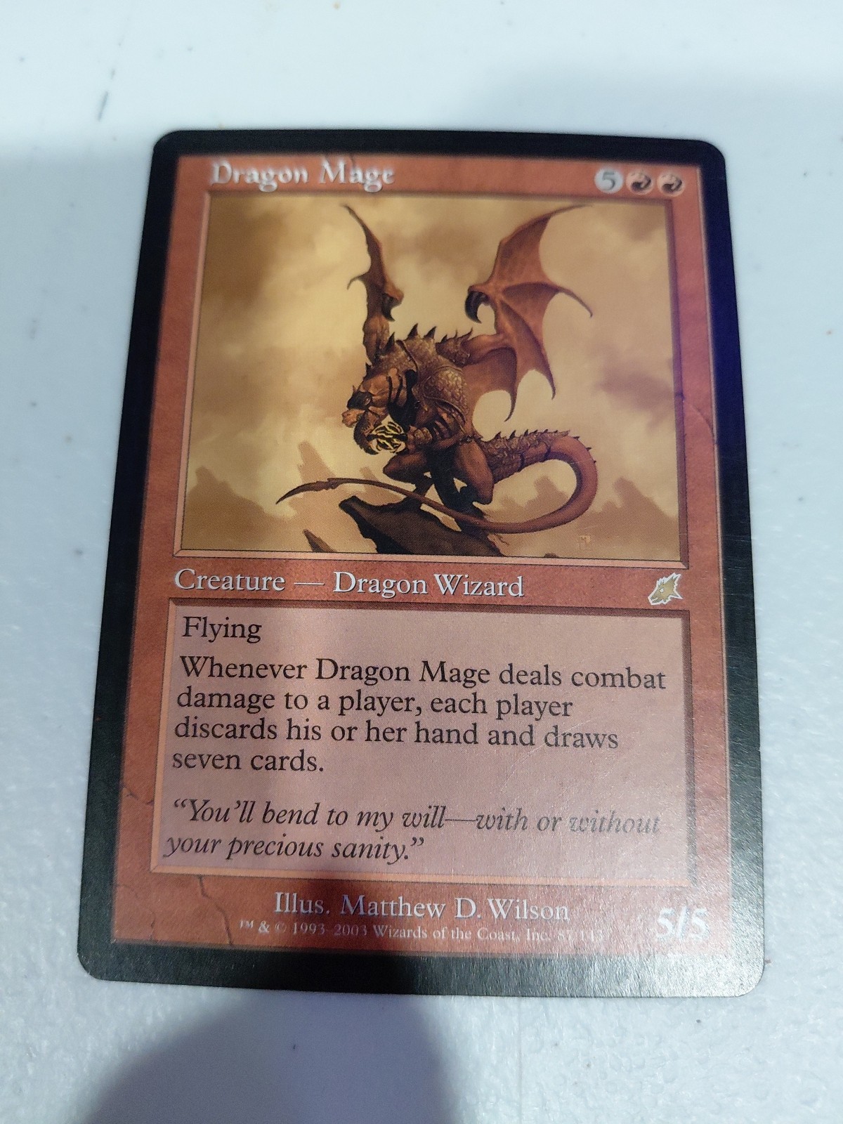 MTG Magic the Gathering Dragon Mage (87/143) Scourge NM