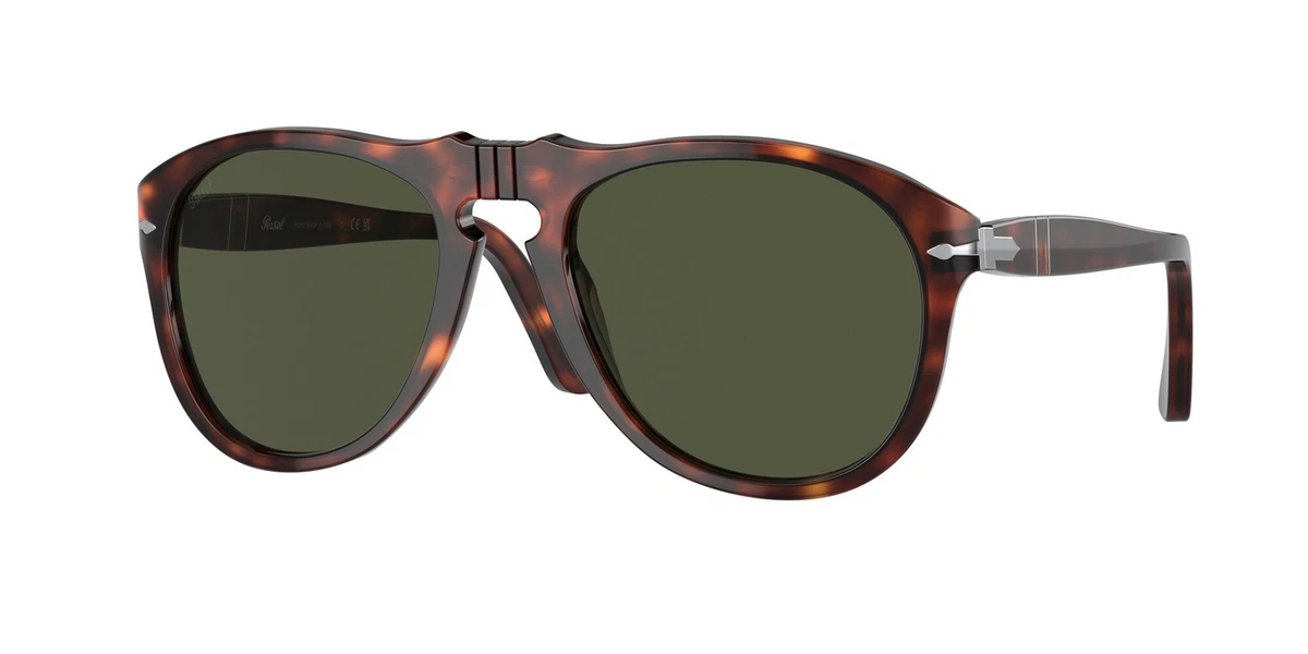 PERSOL PO0649 24 31 Havana Green 54 mm Men's Sunglasses