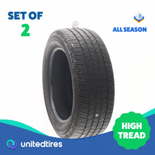 Set Of 2 Used 27555r20 Michelin Defender Ltx Ms 2 117t - 10.532